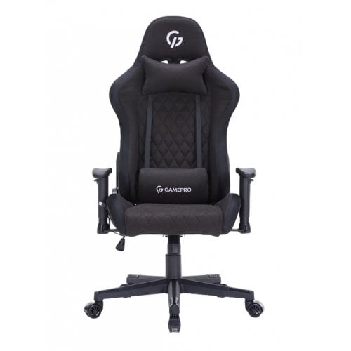 Купити Ігрове крісло GamePro GC700F RGB Fabric L Black - ціна в Києві, Львові, Вінниці, Хмельницькому, Франківську, Україні | інтернет-магазин TELEMART.UA фото