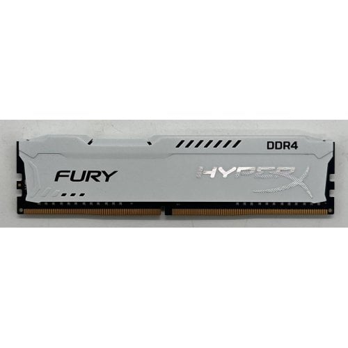 Купить Озу Kingston DDR4 8GB 2666Mhz HyperX FURY White (HX426C16FW2/8) (Восстановлено продавцом, 691497) с проверкой совместимости: обзор, характеристики, цена в Киеве, Днепре, Одессе, Харькове, Украине | интернет-магазин TELEMART.UA фото