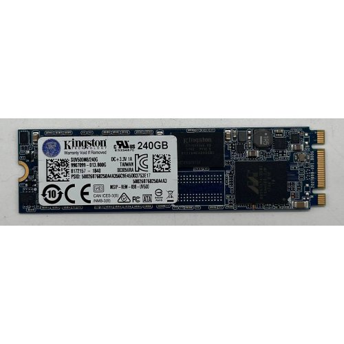 Ssd-диск Kingston UV500 TLC 240GB M.2 (2280 SATA) (SUV500M8/240G) (Відновлено продавцем, 691505) купити з перевіркою сумісності: огляд, характеристики, ціна у Києві, Львові, Вінниці, Хмельницькому, Івано-Франківську, Україні | інтернет-магазин TELEMART.UA фото