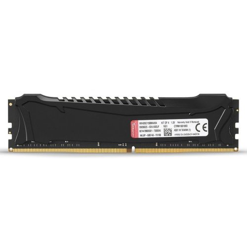 Продать ОЗУ Kingston DDR4 64GB (4x16GB) 2666Mhz HyperX Savage Black (HX426C15SBK4/64) по Trade-In интернет-магазине Телемарт - Киев, Днепр, Украина фото