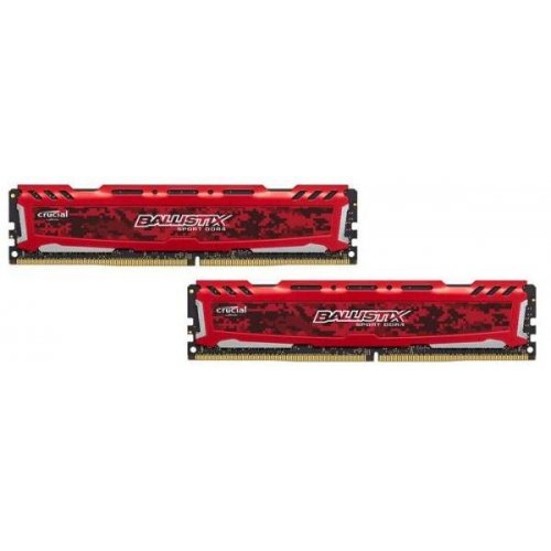 Продати ОЗП Crucial DDR4 8GB (2x4GB) 2666Mhz Ballistix Sport LT Red (BLS2C4G4D26BFSE) за Trade-In у інтернет-магазині Телемарт - Київ, Дніпро, Україна фото