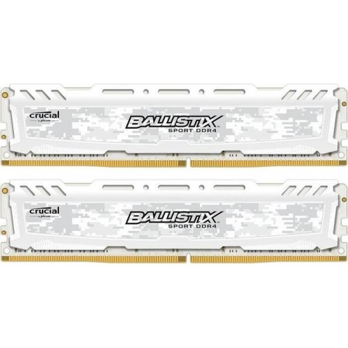 Продати ОЗП Crucial DDR4 16GB (2x8GB) 2666Mhz Ballistix Sport LT White (BLS2C8G4D26BFSC) за Trade-In у інтернет-магазині Телемарт - Київ, Дніпро, Україна фото