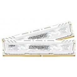 ОЗП Crucial DDR4 8GB (2x4GB) 2666Mhz Ballistix Sport LT White (BLS2C4G4D26BFSC)