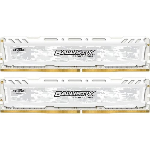Продати ОЗП Crucial DDR4 8GB (2x4GB) 2666Mhz Ballistix Sport LT White (BLS2C4G4D26BFSC) за Trade-In у інтернет-магазині Телемарт - Київ, Дніпро, Україна фото