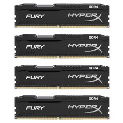 ОЗП Kingston DDR4 64GB (4x16GB) 2133Mhz HyperX Fury Black (HX421C14FBK4/64)
