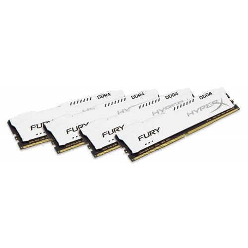 Продать ОЗУ Kingston DDR4 64GB (4x16GB) 2133Mhz HyperX Fury White (HX421C14FWK4/64) по Trade-In интернет-магазине Телемарт - Киев, Днепр, Украина фото