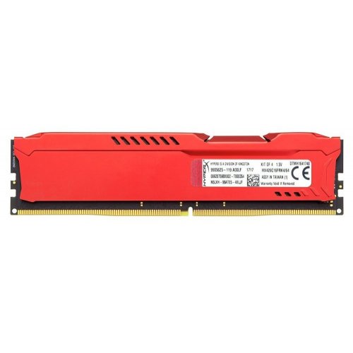 Продати ОЗП Kingston DDR4 64GB (4x16GB) 2666Mhz HyperX Fury Red (HX426C16FRK4/64) за Trade-In у інтернет-магазині Телемарт - Київ, Дніпро, Україна фото
