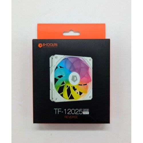 Кулер для корпуса ID-Cooling TF 12025 ARGB Reverse Snow (TF-12025-ARGB-SNOW REVERSE) (Відновлено продавцем, 692166) купити з перевіркою сумісності: огляд, характеристики, ціна у Києві, Львові, Вінниці, Хмельницькому, Івано-Франківську, Україні | інтернет-магазин TELEMART.UA фото