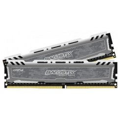 Фото Crucial DDR4 16GB (2x8GB) 2400Mhz Ballistix Sport LT Gray (BLS2C8G4D240FSBK)