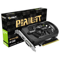 Видеокарта Palit GeForce GTX 1650 StormX 4096MB (NE51650006G1-1170F) (Восстановлено продавцом, 692414)