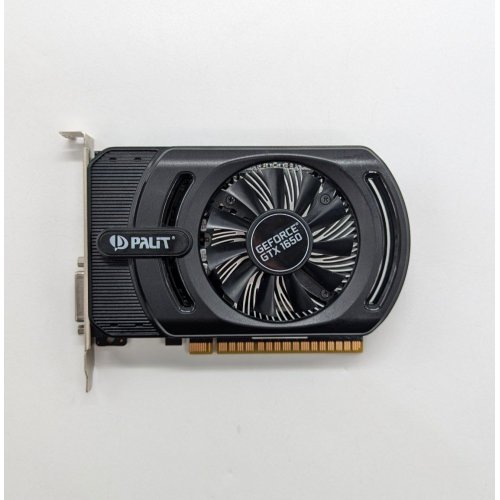 Купить Видеокарта Palit GeForce GTX 1650 StormX 4096MB (NE51650006G1-1170F) (Восстановлено продавцом, 692414) с проверкой совместимости: обзор, характеристики, цена в Киеве, Днепре, Одессе, Харькове, Украине | интернет-магазин TELEMART.UA фото