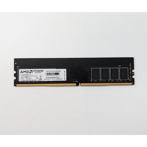 Озп AMD DDR4 4GB 2666Mhz (R744G2606U1S-U) (Відновлено продавцем, 692494) купити з перевіркою сумісності: огляд, характеристики, ціна у Києві, Львові, Вінниці, Хмельницькому, Івано-Франківську, Україні | інтернет-магазин TELEMART.UA фото