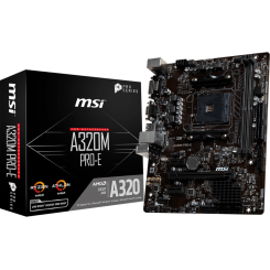 Материнская плата MSI A320M PRO-E (sAM4, AMD A320) (Восстановлено продавцом, 692570)