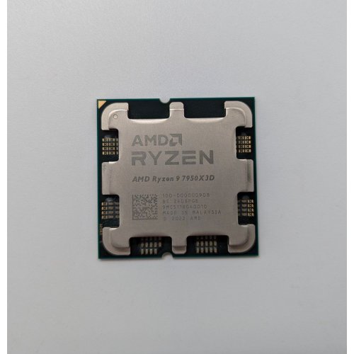 Процесор AMD Ryzen 9 7950X3D 4.2(5.7)GHz 128MB sAM5 Tray (100-000000908) (Відновлено продавцем, 692575) купити з перевіркою сумісності: огляд, характеристики, ціна у Києві, Львові, Вінниці, Хмельницькому, Івано-Франківську, Україні | інтернет-магазин TELEMART.UA фото