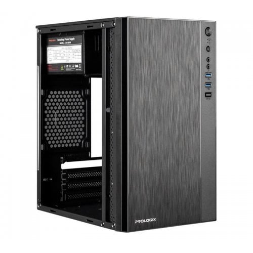 Купить Корпус Prologix E124 400W Black с проверкой совместимости: обзор, характеристики, цена в Киеве, Днепре, Одессе, Харькове, Украине | интернет-магазин TELEMART.UA фото