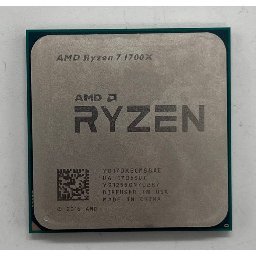 Купить Процессор AMD Ryzen 7 1700X 3.4(3.8)GHz sAM4 Tray (YD170XBCM88AE) (Восстановлено продавцом, 692811) с проверкой совместимости: обзор, характеристики, цена в Киеве, Днепре, Одессе, Харькове, Украине | интернет-магазин TELEMART.UA фото