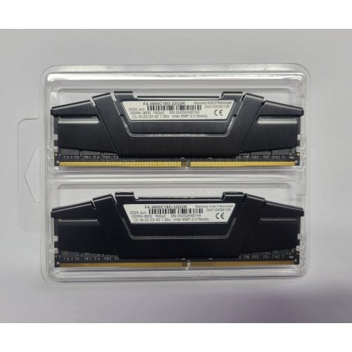 Купить Уценка озу G.Skill DDR4 32GB (2x16GB) 3600Mhz Ripjaws V Black (F4-3600C18D-32GVK) (Следы использования, 692863) с проверкой совместимости: обзор, характеристики, цена в Киеве, Днепре, Одессе, Харькове, Украине | интернет-магазин TELEMART.UA фото