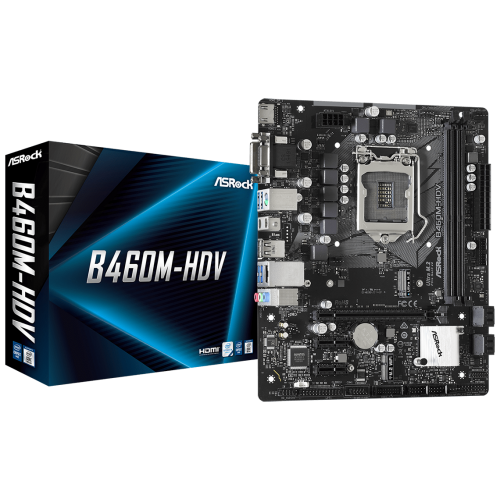 Материнська плата AsRock B460M-HDV (s1200, Intel B460) (Відновлено продавцем, 692888) купити з перевіркою сумісності: огляд, характеристики, ціна у Києві, Львові, Вінниці, Хмельницькому, Івано-Франківську, Україні | інтернет-магазин TELEMART.UA фото