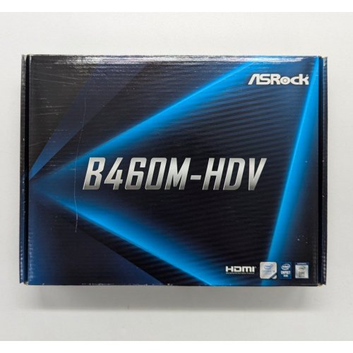 Материнська плата AsRock B460M-HDV (s1200, Intel B460) (Відновлено продавцем, 692888) купити з перевіркою сумісності: огляд, характеристики, ціна у Києві, Львові, Вінниці, Хмельницькому, Івано-Франківську, Україні | інтернет-магазин TELEMART.UA фото