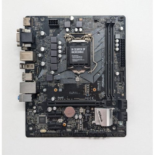 Материнська плата AsRock B460M-HDV (s1200, Intel B460) (Відновлено продавцем, 692888) купити з перевіркою сумісності: огляд, характеристики, ціна у Києві, Львові, Вінниці, Хмельницькому, Івано-Франківську, Україні | інтернет-магазин TELEMART.UA фото