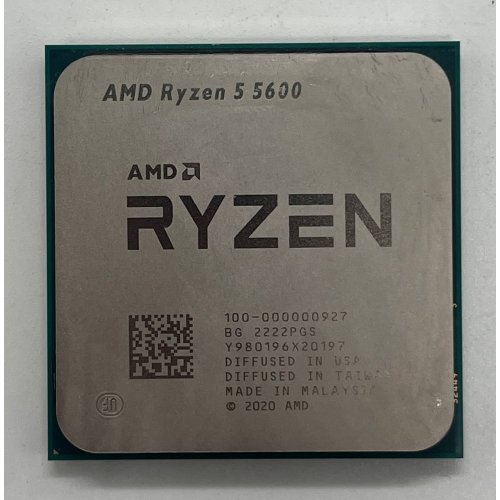 Купить Процессор AMD Ryzen 5 5600 3.5(4.4)GHz 32MB sAM4 Tray (100-000000927) (Восстановлено продавцом, 692889) с проверкой совместимости: обзор, характеристики, цена в Киеве, Днепре, Одессе, Харькове, Украине | интернет-магазин TELEMART.UA фото