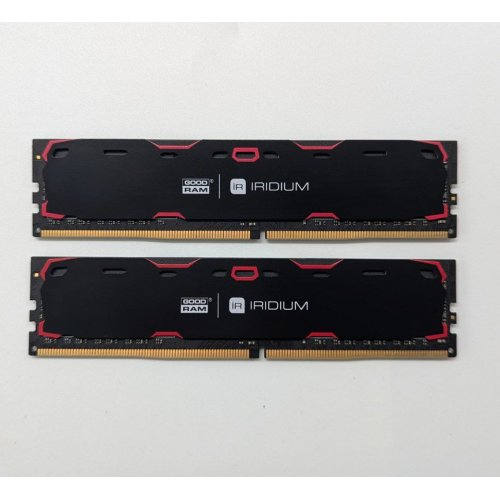 Купить Озу GoodRAM DDR4 8GB (2x4GB) 2400Mhz IRDM Black (IR-2400D464L17S/8GDC) (Восстановлено продавцом, 692890) с проверкой совместимости: обзор, характеристики, цена в Киеве, Днепре, Одессе, Харькове, Украине | интернет-магазин TELEMART.UA фото