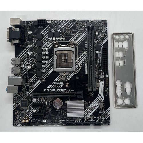 Купить Материнская плата Asus PRIME H410M-K (s1200, Intel H410) (Восстановлено продавцом, 692903) с проверкой совместимости: обзор, характеристики, цена в Киеве, Днепре, Одессе, Харькове, Украине | интернет-магазин TELEMART.UA фото