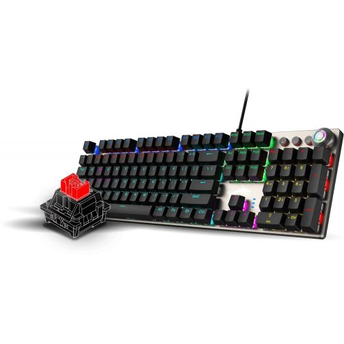 Фото Клавіатура MSI FORGE GK310 Mechanical Red Switches Black