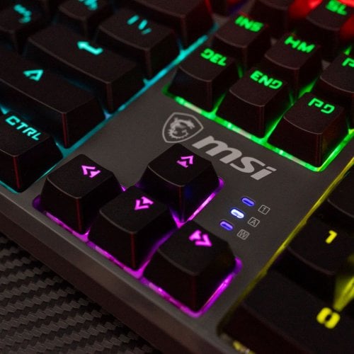 Фото Клавиатура MSI FORGE GK310 Mechanical Red Switches Black