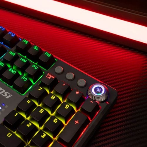 Фото Клавиатура MSI FORGE GK310 Mechanical Red Switches Black