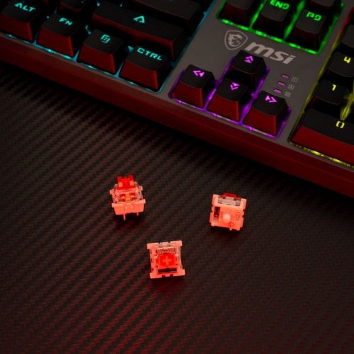 Фото Клавиатура MSI FORGE GK310 Mechanical Red Switches Black