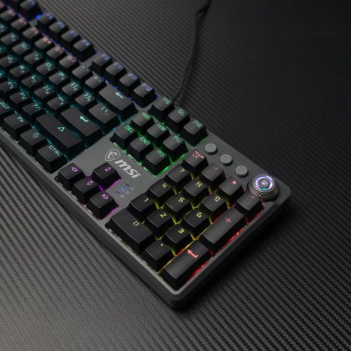 Фото Клавиатура MSI FORGE GK310 Mechanical Red Switches Black