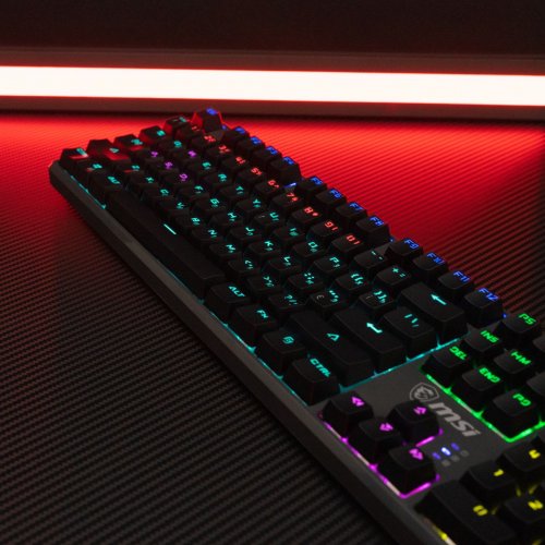 Фото Клавіатура MSI FORGE GK310 Mechanical Red Switches Black