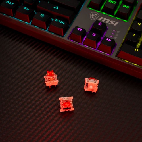 Фото Клавіатура MSI FORGE GK310 Mechanical Red Switches Black