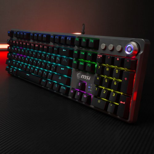 Фото Клавіатура MSI FORGE GK310 Mechanical Red Switches Black