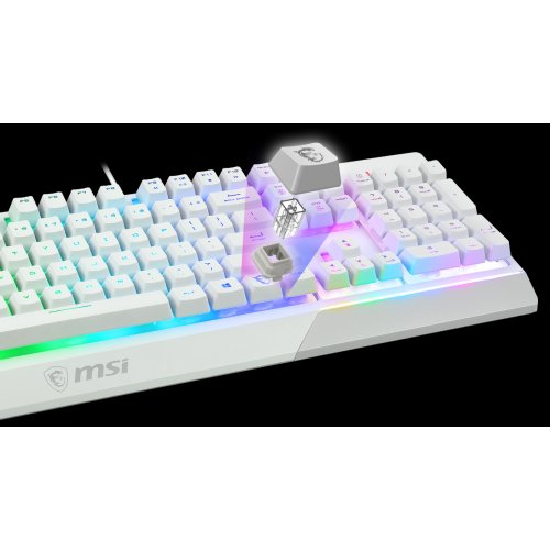 Купити Клавіатура MSI VIGOR GK30 Mech.Membrane White - ціна в Києві, Львові, Вінниці, Хмельницькому, Франківську, Україні | інтернет-магазин TELEMART.UA фото