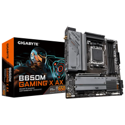 Уценка материнская плата Gigabyte B650M GAMING X AX (sAM5, AMD B650) (Следы установки, 693254)