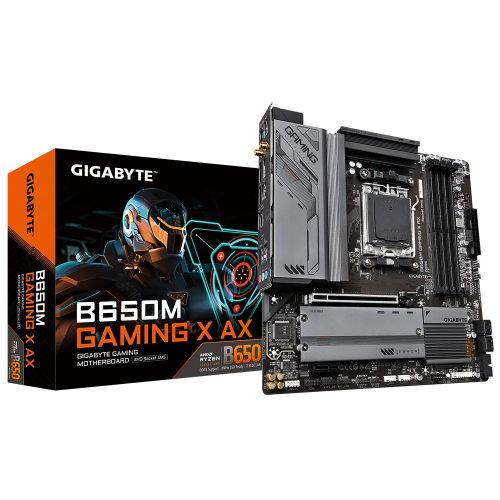 Купить Уценка материнская плата Gigabyte B650M GAMING X AX (sAM5, AMD B650) (Следы установки, 693254) с проверкой совместимости: обзор, характеристики, цена в Киеве, Днепре, Одессе, Харькове, Украине | интернет-магазин TELEMART.UA фото