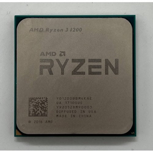 Купить Процессор AMD Ryzen 3 1200 3.1(3.4)GHz sAM4 Tray (YD1200BBM4KAE) (Восстановлено продавцом, 693271) с проверкой совместимости: обзор, характеристики, цена в Киеве, Днепре, Одессе, Харькове, Украине | интернет-магазин TELEMART.UA фото