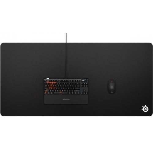 Купити Килимок для миші SteelSeries QcK 3XL Etail (63843) Black - ціна в Києві, Львові, Вінниці, Хмельницькому, Франківську, Україні | інтернет-магазин TELEMART.UA фото