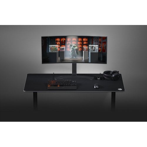 Купити Килимок для миші SteelSeries QcK 3XL Etail (63843) Black - ціна в Києві, Львові, Вінниці, Хмельницькому, Франківську, Україні | інтернет-магазин TELEMART.UA фото