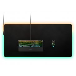 Килимок для миші SteelSeries QcK Prism 3XL Cloth Etail RGB (63512) Black