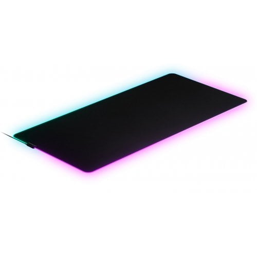 Купить Коврик для мышки SteelSeries QcK Prism 3XL Cloth Etail RGB (63512) Black - цена в Харькове, Киеве, Днепре, Одессе
в интернет-магазине Telemart фото