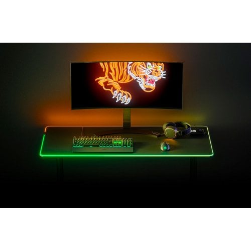 Купить Коврик для мышки SteelSeries QcK Prism 3XL Cloth Etail RGB (63512) Black - цена в Харькове, Киеве, Днепре, Одессе
в интернет-магазине Telemart фото