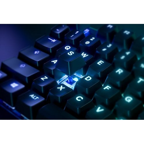 Купити Клавіатура SteelSeries Apex 7 OLED Smart Display Blue Switch (64774) Black - ціна в Києві, Львові, Вінниці, Хмельницькому, Франківську, Україні | інтернет-магазин TELEMART.UA фото