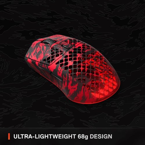 Мышка SteelSeries Aerox 3 Wireless RGB Faze Clan Edition (62609) Red/Black купить в Украине | Telemart фото