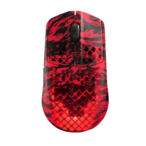 Купити Миша SteelSeries Aerox 3 Wireless RGB Faze Clan Edition (62609) Red/Black - ціна в Києві, Львові, Вінниці, Хмельницькому, Франківську, Україні | інтернет-магазин TELEMART.UA фото