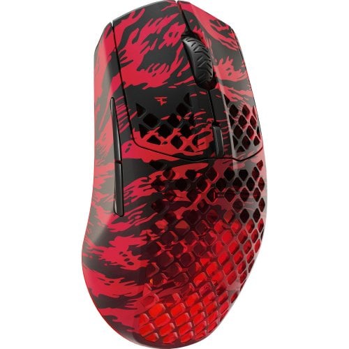 Купити Миша SteelSeries Aerox 3 Wireless RGB Faze Clan Edition (62609) Red/Black - ціна в Києві, Львові, Вінниці, Хмельницькому, Франківську, Україні | інтернет-магазин TELEMART.UA фото