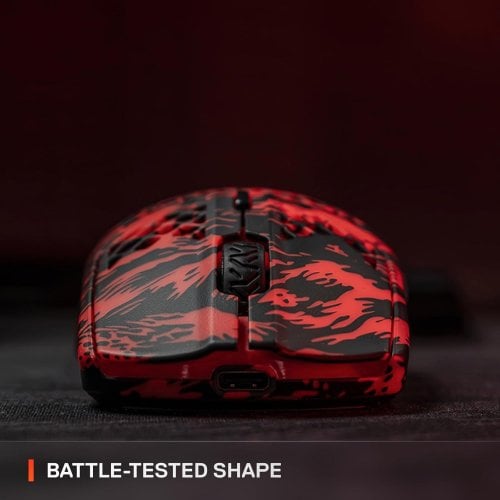 Купити Миша SteelSeries Aerox 3 Wireless RGB Faze Clan Edition (62609) Red/Black - ціна в Києві, Львові, Вінниці, Хмельницькому, Франківську, Україні | інтернет-магазин TELEMART.UA фото