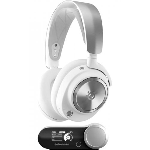 Купити Навушники SteelSeries Arctis Nova Pro Wireless ANC (61524) White - ціна в Києві, Львові, Вінниці, Хмельницькому, Франківську, Україні | інтернет-магазин TELEMART.UA фото